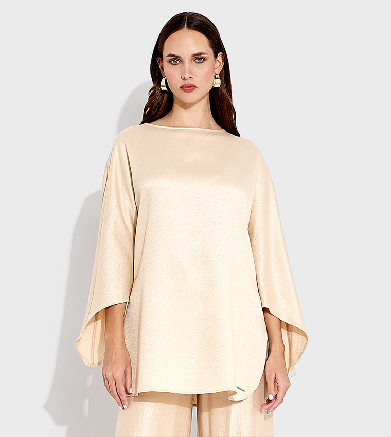 Solid Boat Neck Top