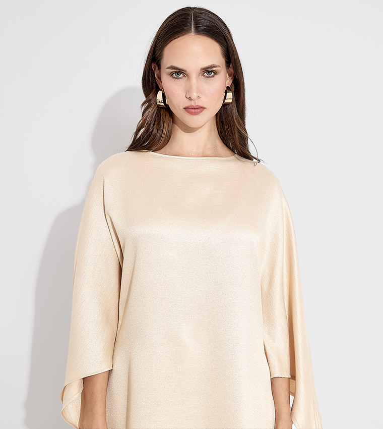 Solid Boat Neck Top