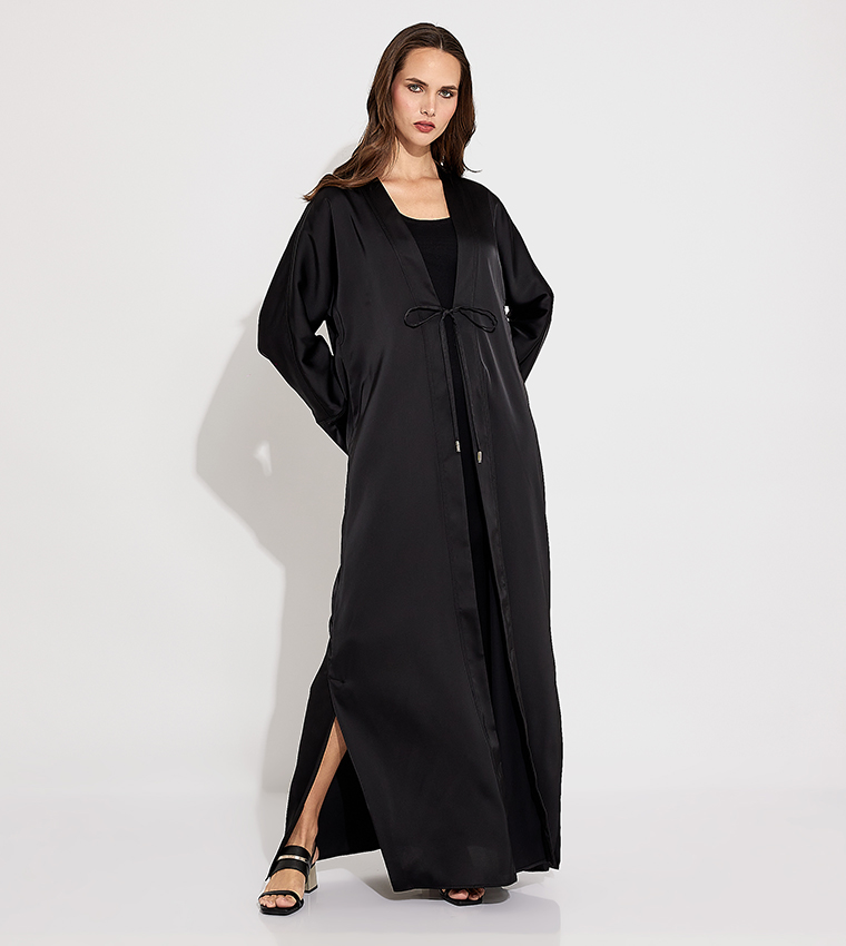 Solid Cape Maxi Dress