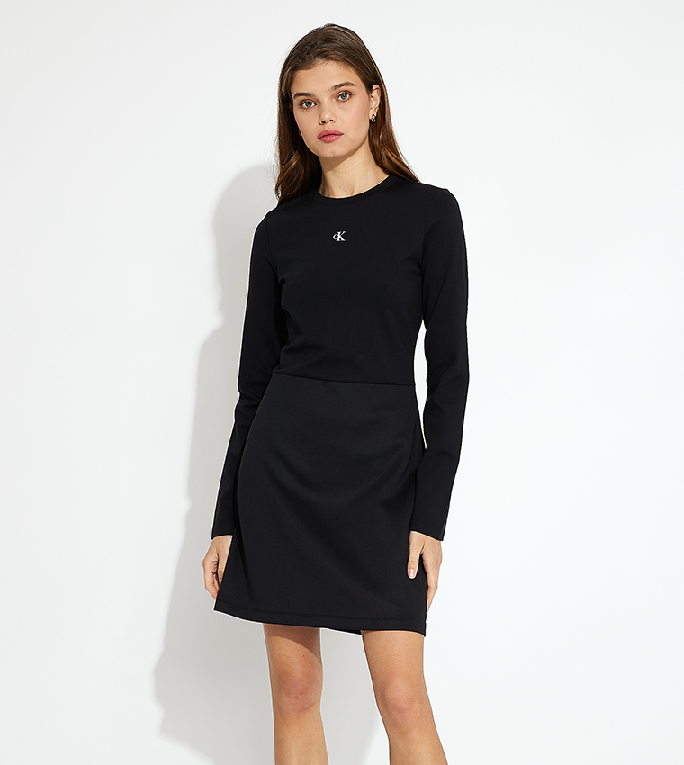 Milano Spacer Long Sleeves Mini Dress