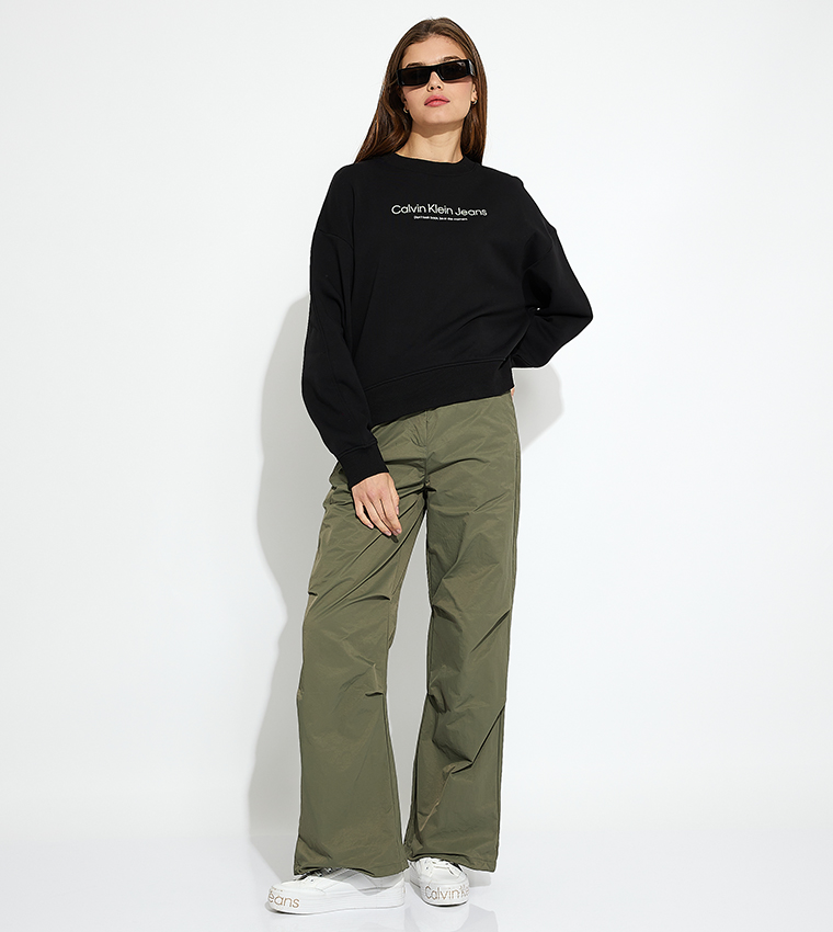 Illuminated Graphic Print Sweatshirt