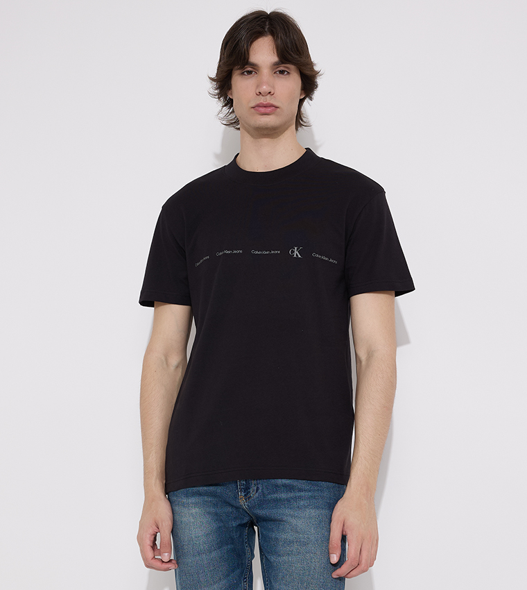 Logo Printed Crew Neck T-Shirt