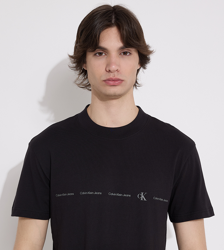 Logo Printed Crew Neck T-Shirt