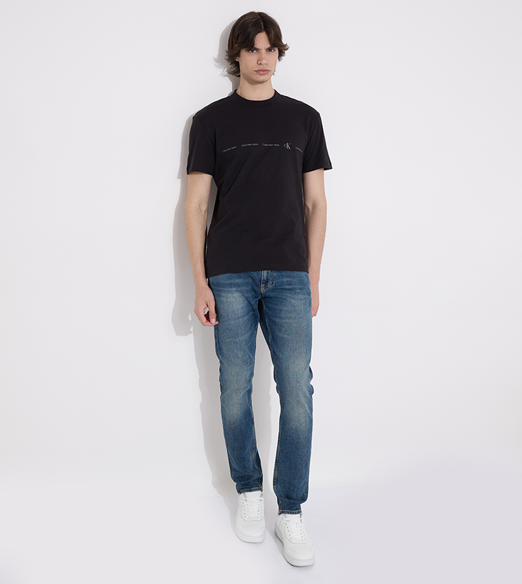 Logo Printed Crew Neck T-Shirt