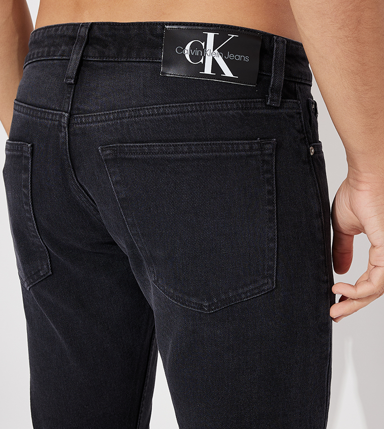 Washed Mid Rise Slim Fit Jeans