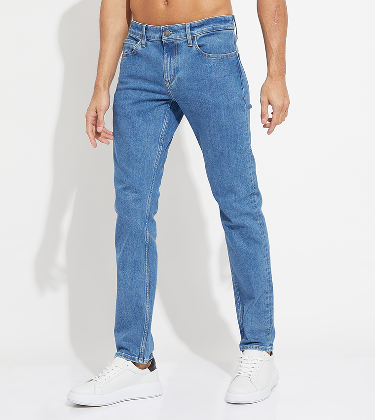 Washed Slim Fit Jeans