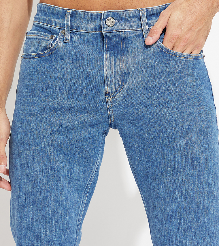 Washed Slim Fit Jeans