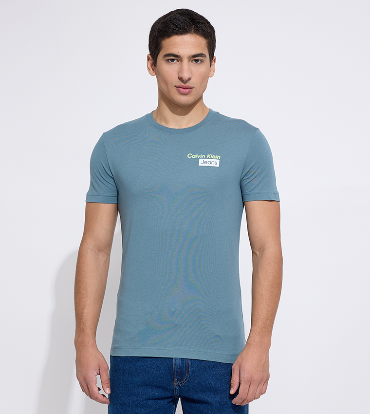 Logo Printed Crew Neck T-Shirt