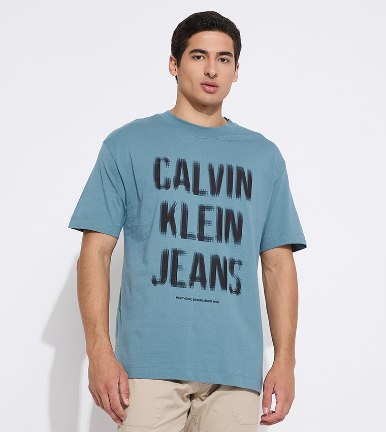 Logo Printed Crew Neck T-Shirt