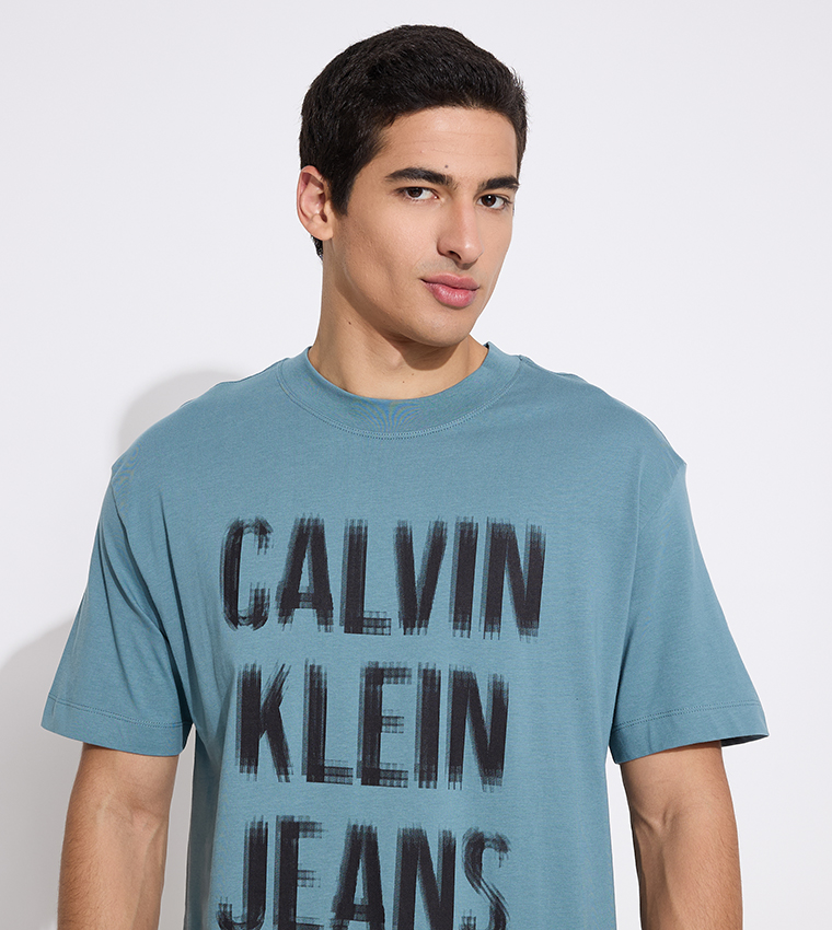 Calvin klein shirts logo best sale