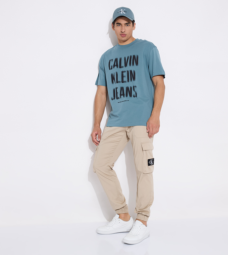 Logo Printed Crew Neck T-Shirt