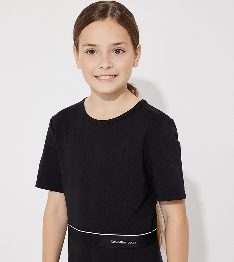 Punto Logo Tape Short Sleeves Dress
