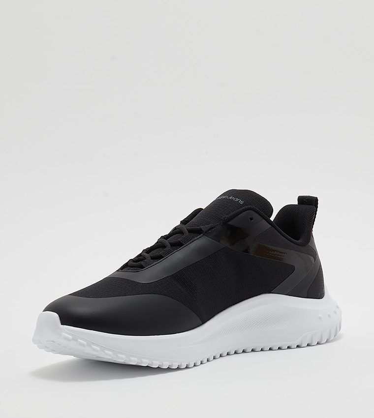 Logo Detail Lace-Up Running Shoes