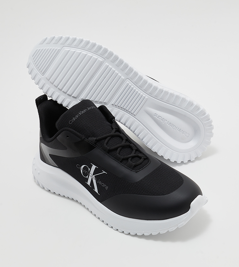 Logo Detail Lace-Up Running Shoes