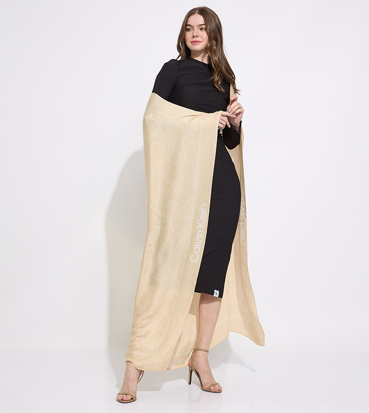 Logo Printed Scarf