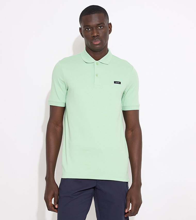 Logo Detail Short Sleeves Polo T-Shirt