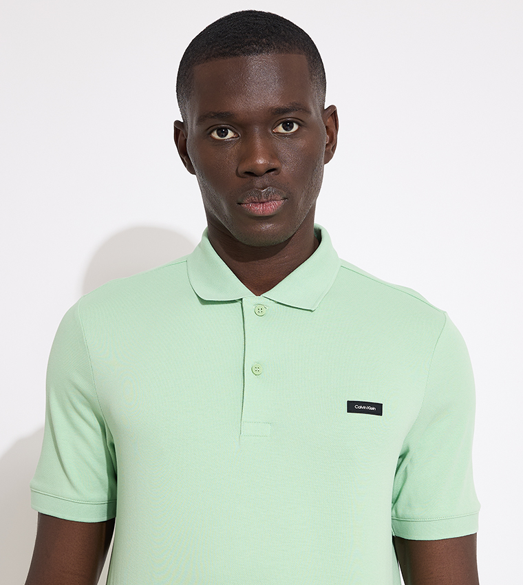 Logo Detail Short Sleeves Polo T-Shirt