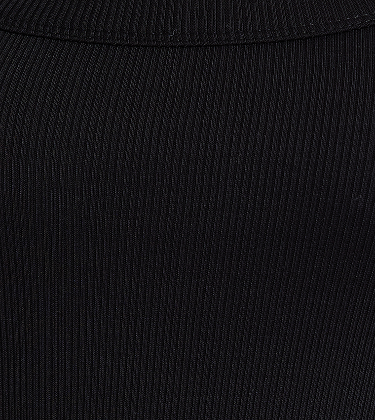 Solid Short Sleeves Bodycon Dress