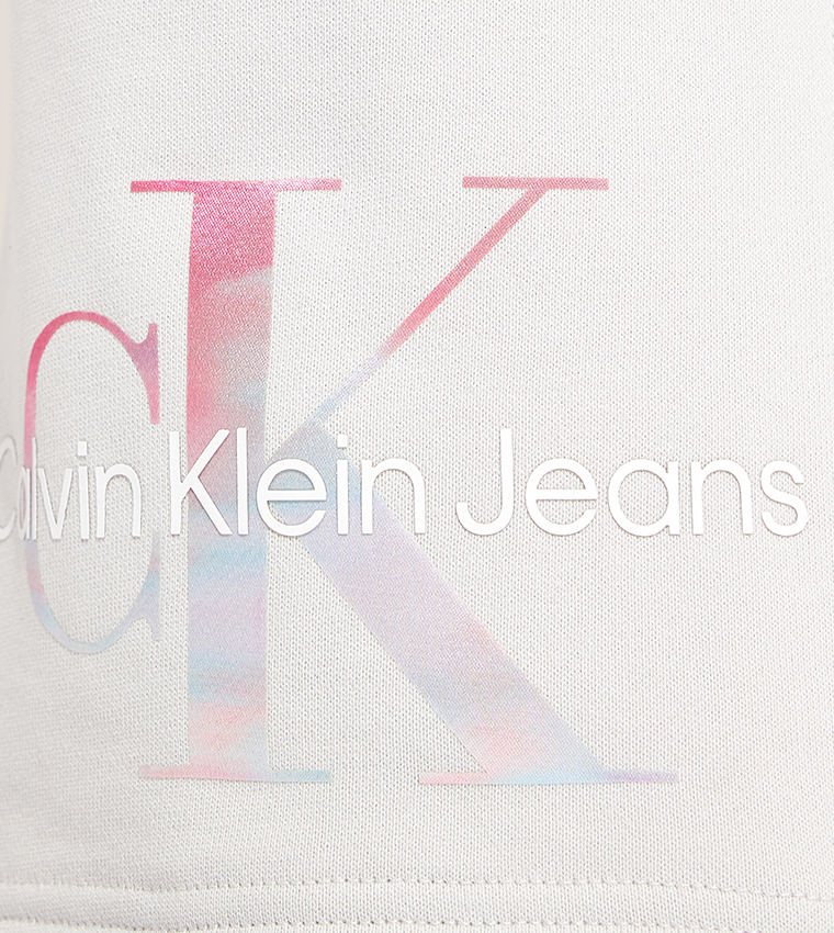 Logo Printed Elastic Waist Pants