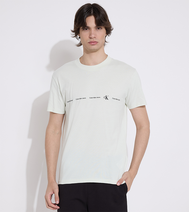 Logo Printed Crew Neck T-Shirt