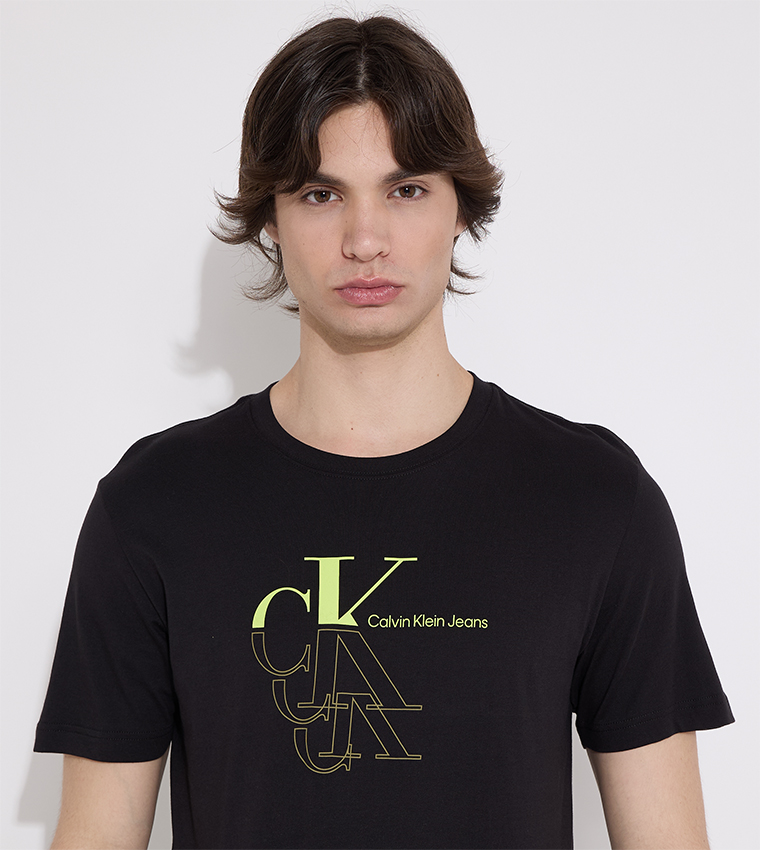 Logo Printed Crew Neck T-Shirt