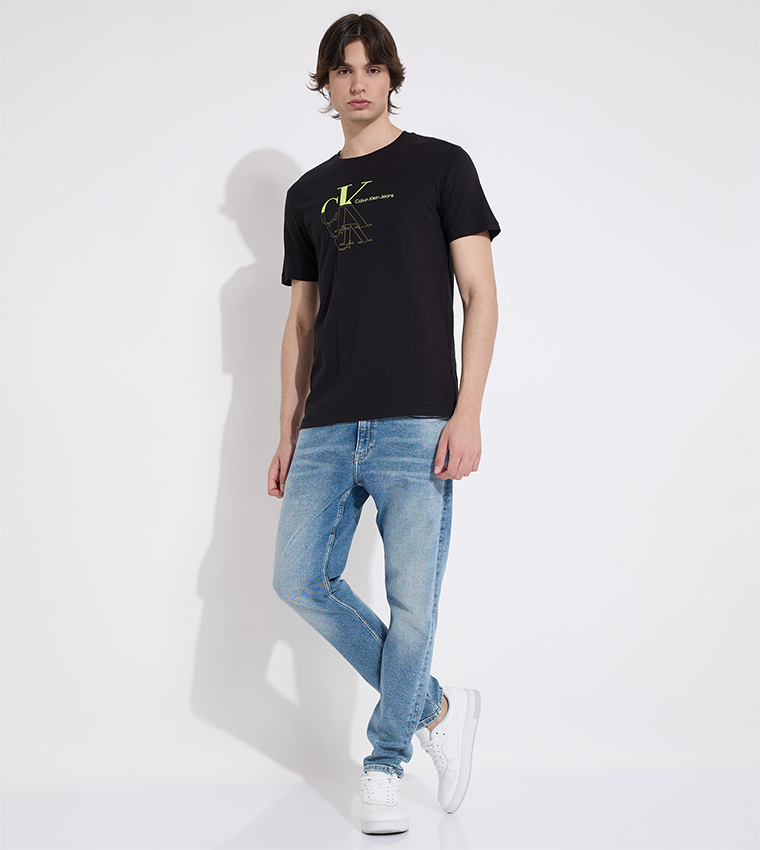 Logo Printed Crew Neck T-Shirt
