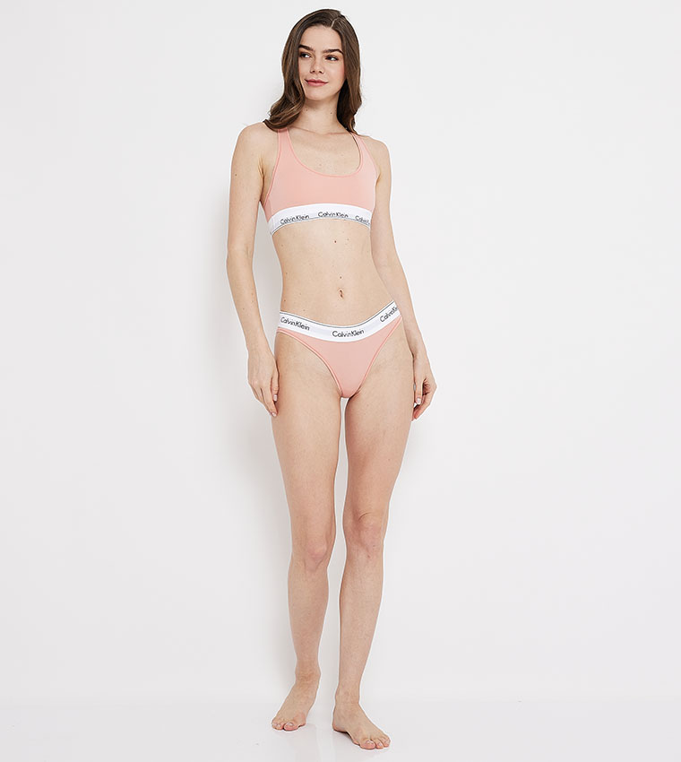 Logo Detail Unlined Bralette