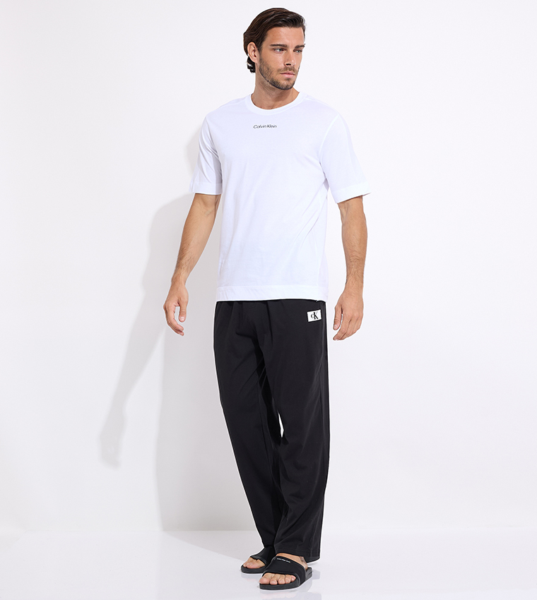 Logo Detail Drawstring Waist Pyjamas