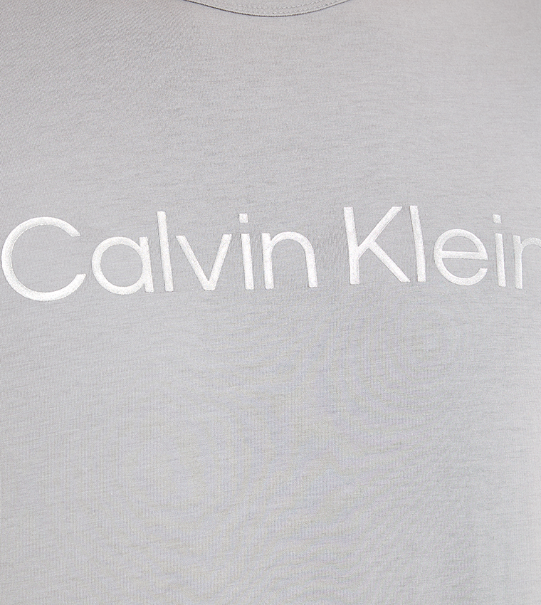 Logo Embroidered Short Sleeves Sleep T-Shirt