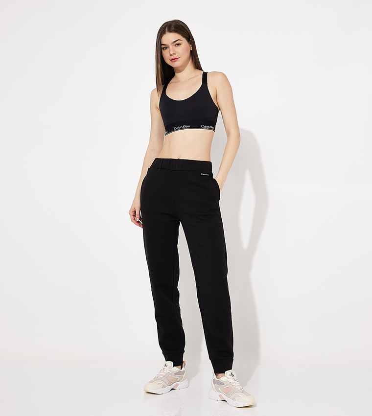 Logo Waistband Sports Bra