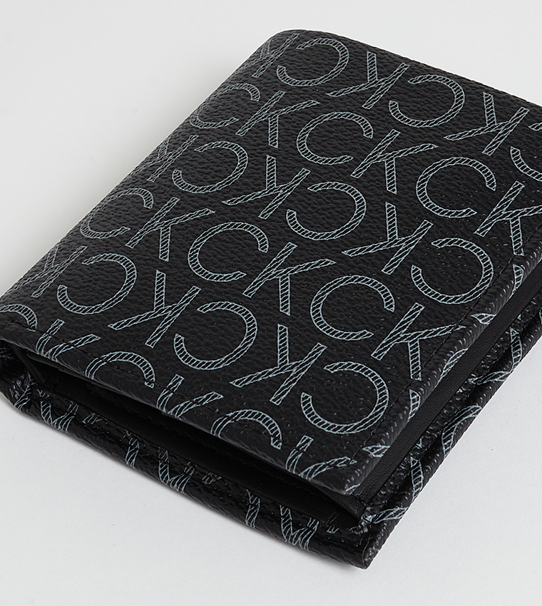 Monogram Patterned Tri-Fold Wallet