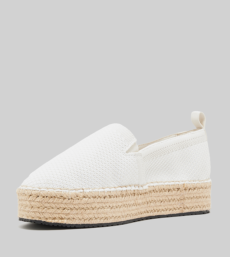 Knitted Platform Espadrille