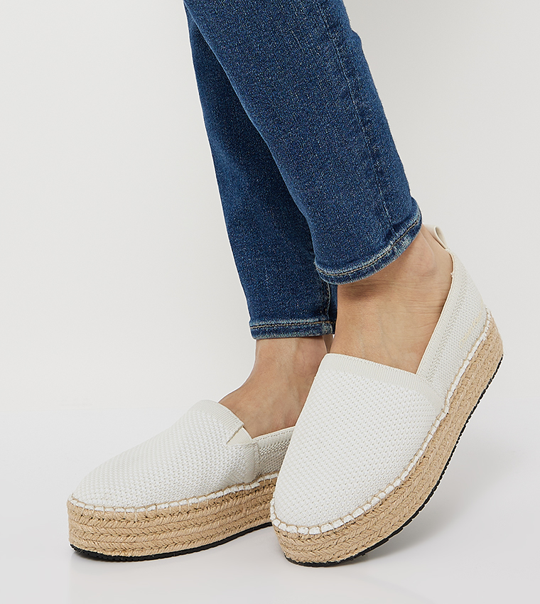Knitted Platform Espadrille