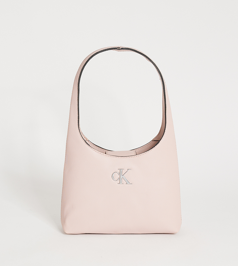 Buy Calvin Klein Minimal Monogram Shoulder Bag In Pink 6thStreet