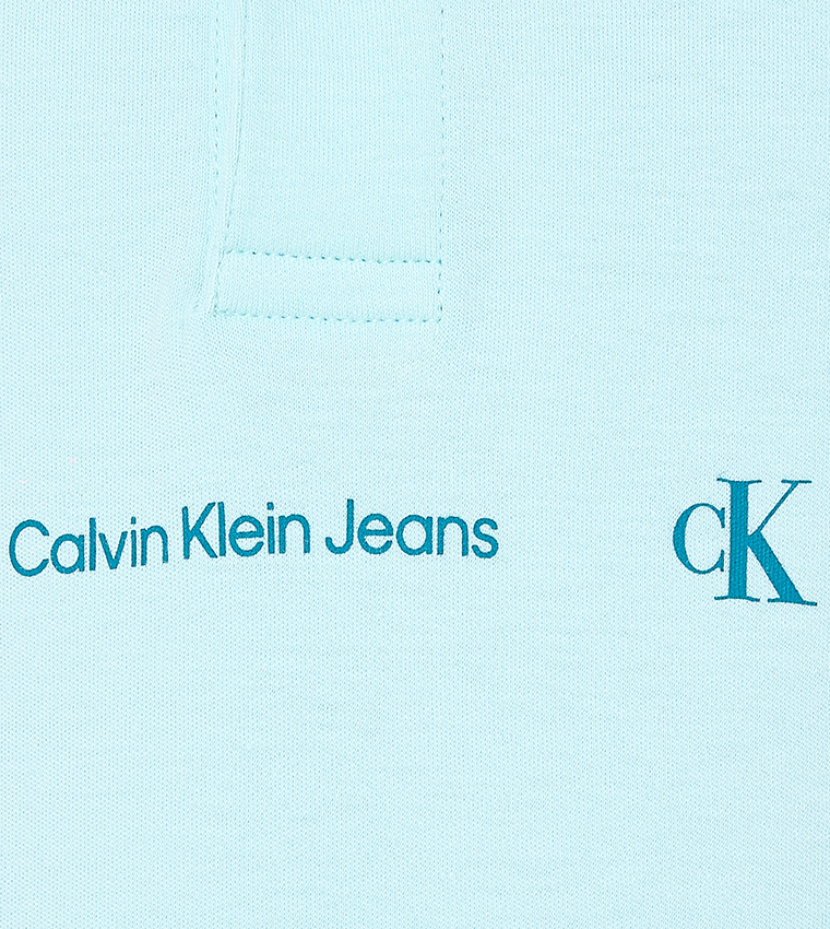 Monogram Print Short Sleeves Polo T-Shirt