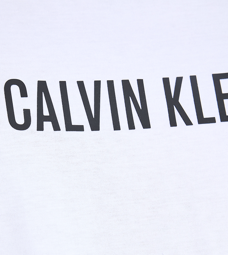 Logo Printed Short Sleeves Sleep T-Shirt