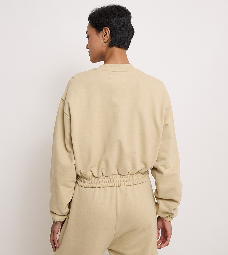 Logo Badge Detail Sweatshirt