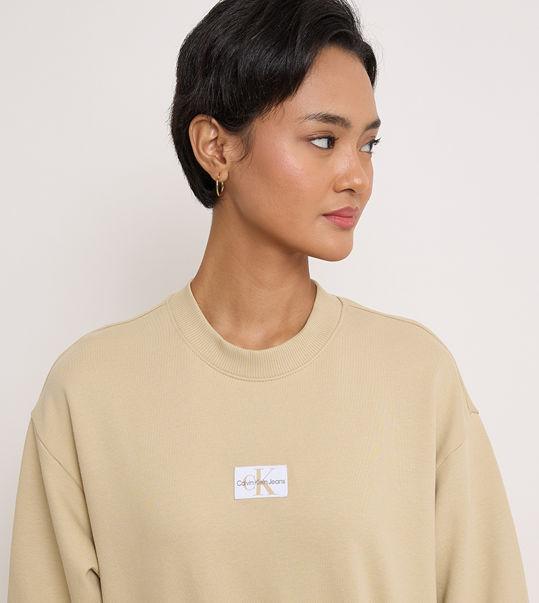 Logo Badge Detail Sweatshirt