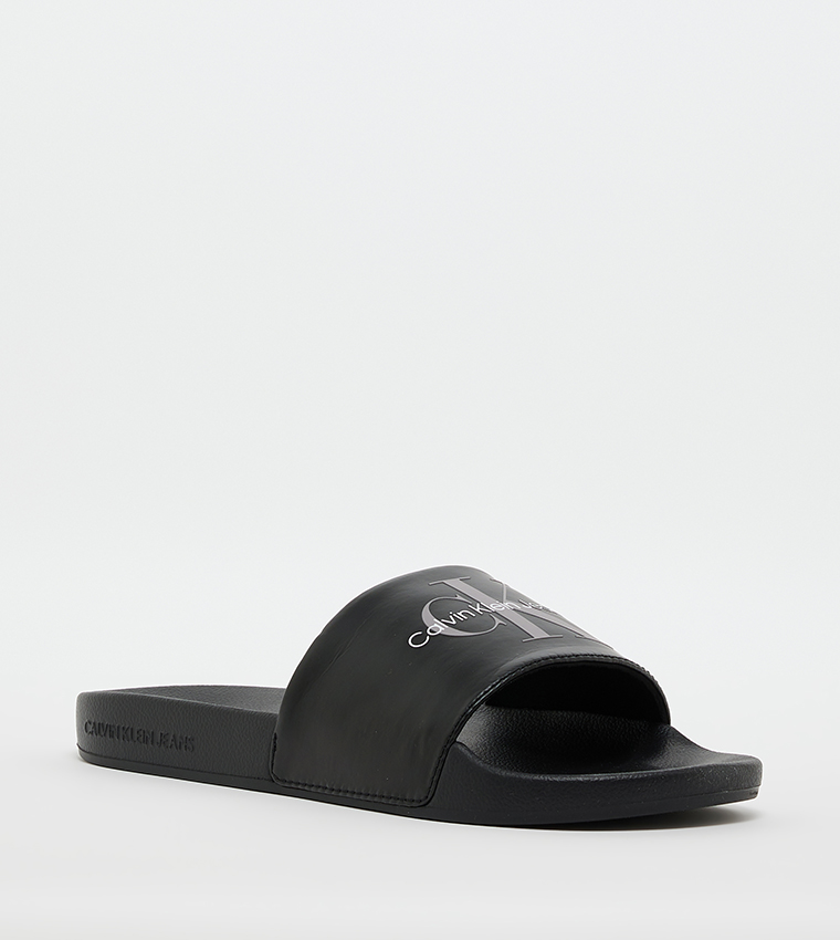 Logo Printed Open Toe Slides