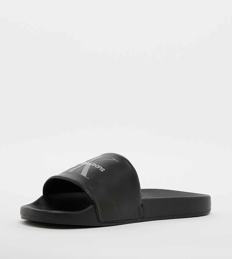 Logo Printed Open Toe Slides