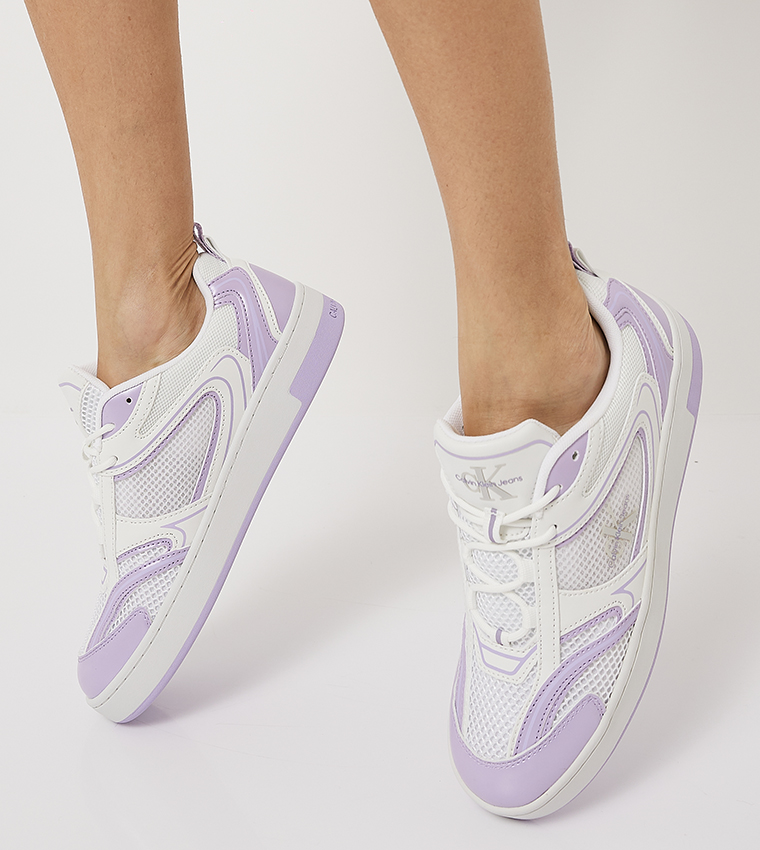 Basket Cupsole Lace-Up Sneakers