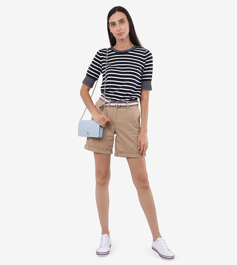 Cotton Shorts Brown
