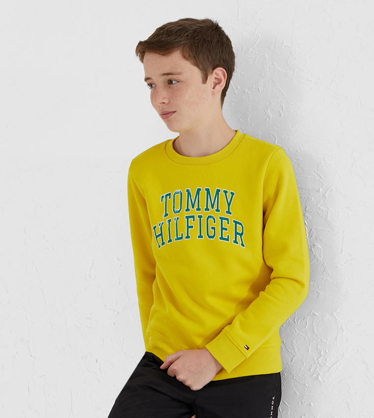 Tommy hilfiger store sweatshirt yellow