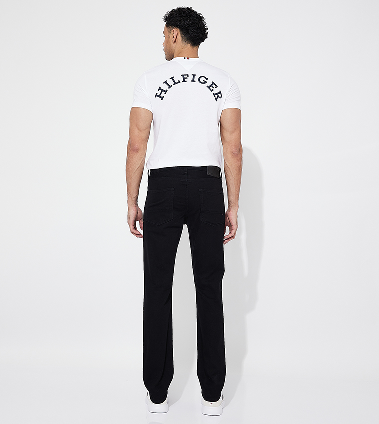 Mid Rise Straight Fit Jeans