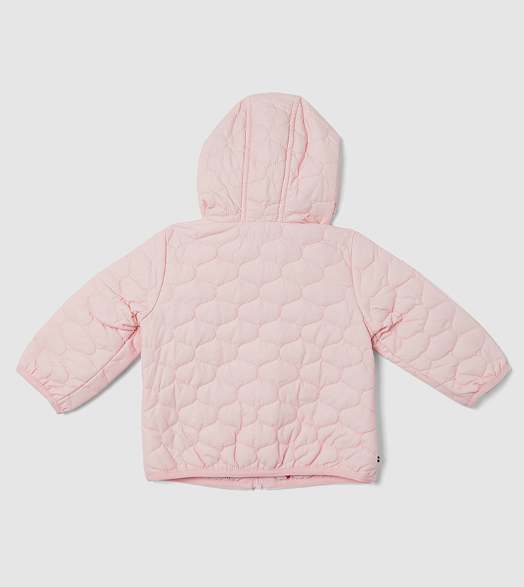 Carter's Infant Girls Brown & Pink Floral Reversible Jacket 12M 18M 24M $48 