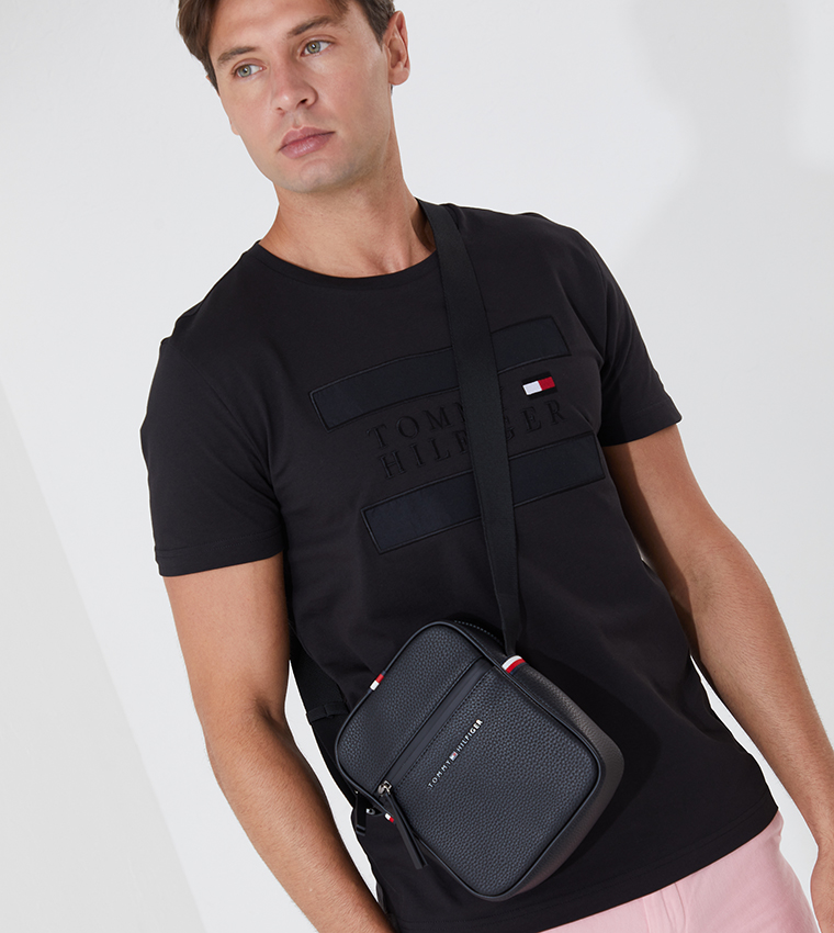 Buy Tommy Hilfiger Small Essential Reporter Bag In Black