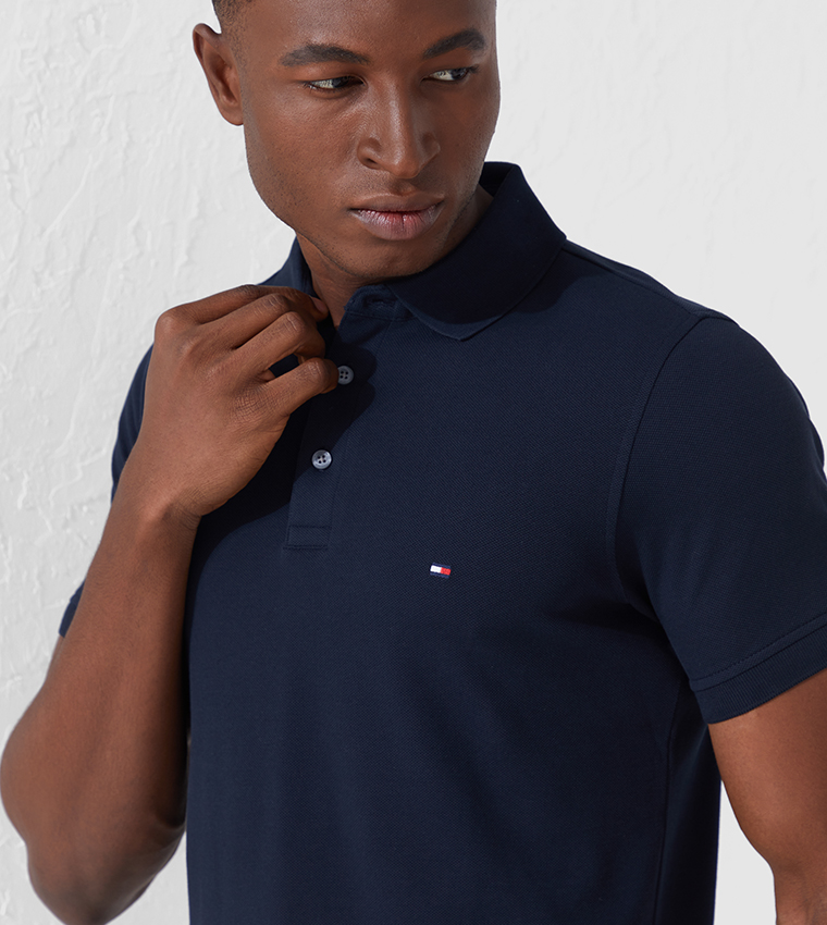 Buy Tommy Hilfiger Core 1985 Slim Polo In Blue | 6thStreet UAE