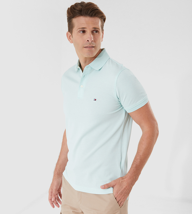 1985 Slim Polo-Sea Blue