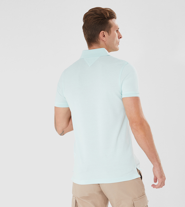 1985 Slim Polo-Sea Blue