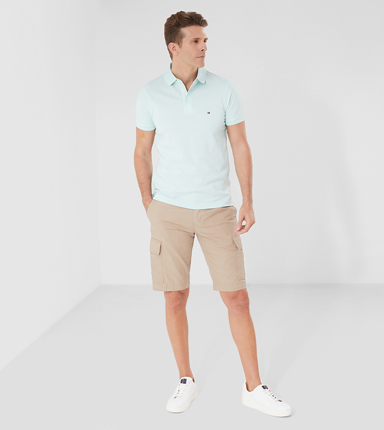 1985 Slim Polo-Sea Blue
